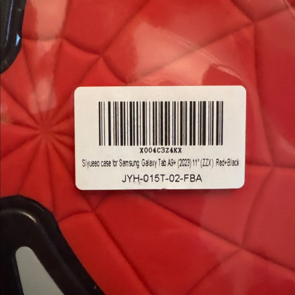 Spider-Themed Red Tablet Case 11”